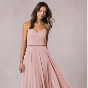 Jenny Yoo Inesse Chiffon Rosewater